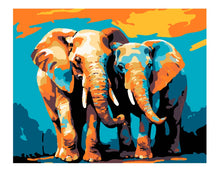 Cargar imagen en el visor de la galería, Pareja elefantes