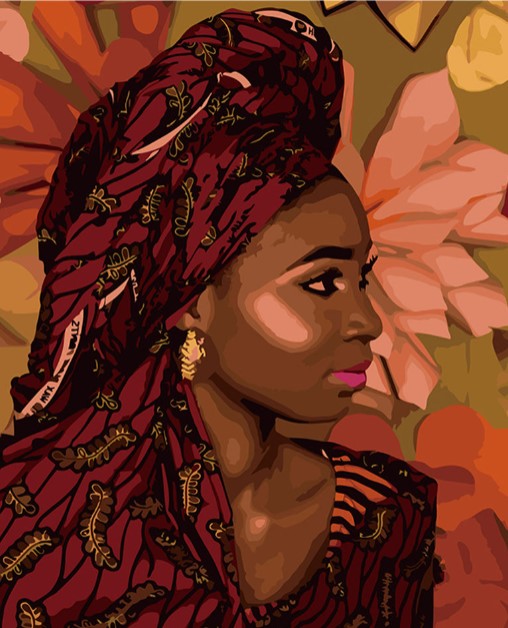 Mujer africana Diamante